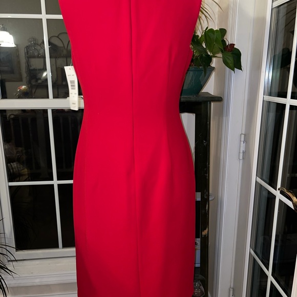 Robbie Bee RED Cocktail dress 12 lined NWT - Picture 5 of 10